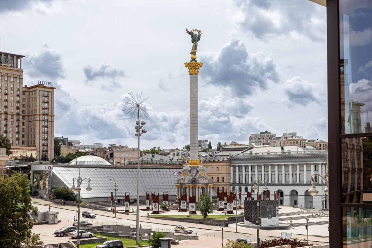 Maidan Palace Hotel Kiev Exteriör bild